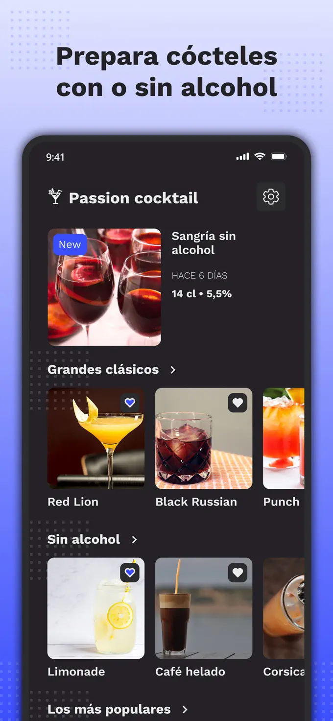 Pantalla de detalle de una receta de la aplicación